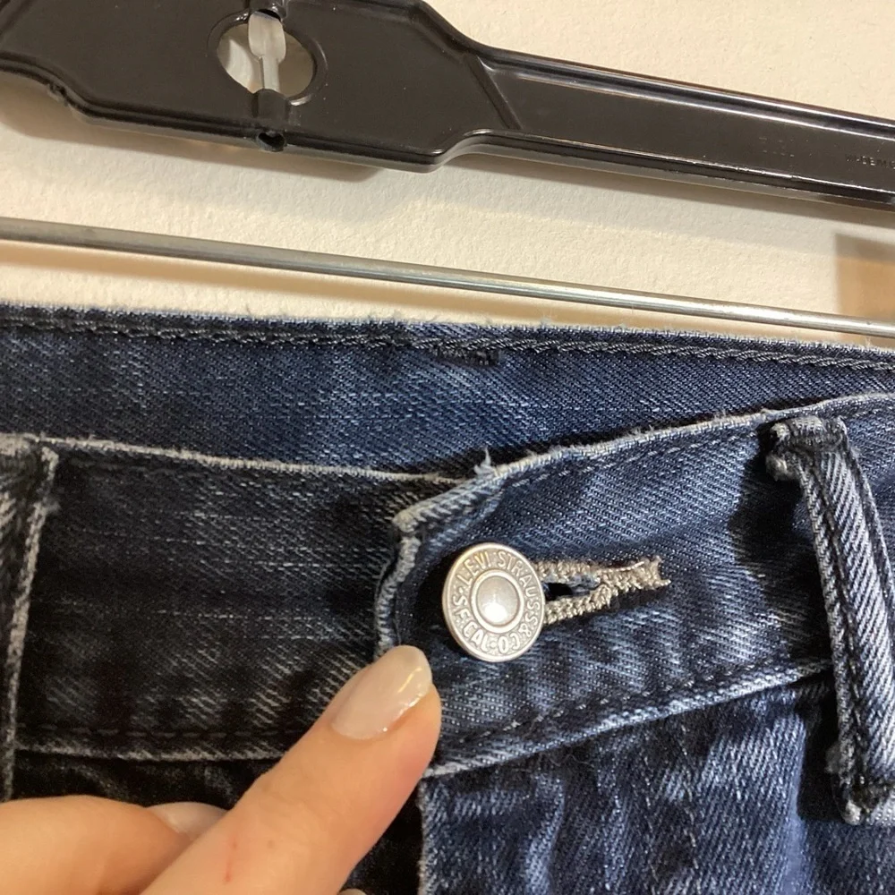 Levi's 505 Regular Fit Distressed Jeans Size 34x29